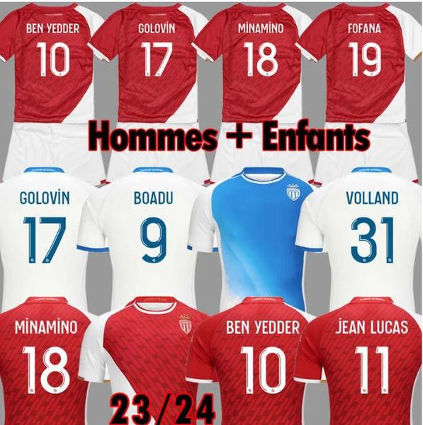 2023 2024 as monaco ben yedder soccer jerseys minamino boadu golovin 23 24 maillot de foot volland embolo flocage jorge men kids disasi mari, Black;yellow
2023 2024 as monaco ben yedder soccer jerseys minamino boadu golovin 23 24 maillot de foot volland embolo flocage jorge men kids disasi mari, Black;yellow