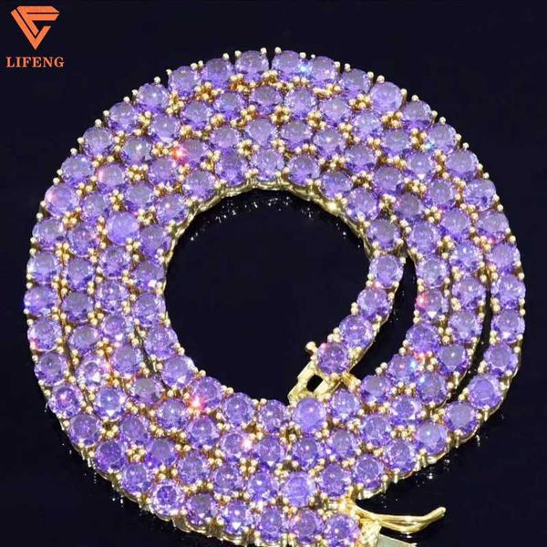 lifeng jewelry specialized custom 8mm single row iced out vvs moissanite purple 18k gold 925 sterling silver plated tennis chain
lifeng jewelry specialized custom 8mm single row iced out vvs moissanite purple 18k gold 925 sterling silver plated tennis chain