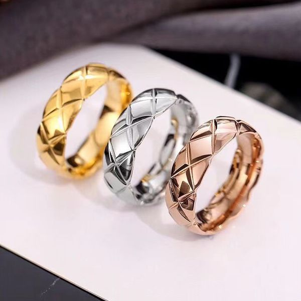 designer band ring luxury rings for men women titanium steel engraved letter pattern lovers jewelry suitable for many applications 1.1 with, Slivery;golden
designer band ring luxury rings for men women titanium steel engraved letter pattern lovers jewelry suitable for many applications 1.1 with, Slivery;golden