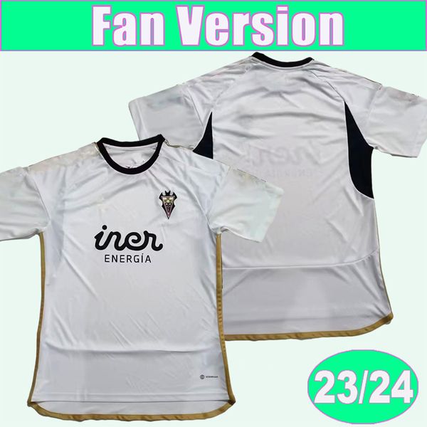 23 24 albacete balompie m fuster mens soccer jerseys juanma djetei j.alonso olaetxea alvaro r. home white football shirt short sleeve unifor, Black;yellow
23 24 albacete balompie m fuster mens soccer jerseys juanma djetei j.alonso olaetxea alvaro r. home white football shirt short sleeve unifor, Black;yellow