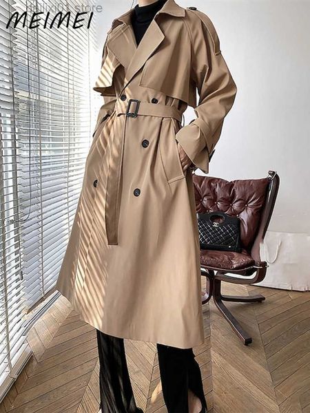 women's trench coats 2023 korean fashion trench jackets with belt women elegant double breasted khaki windbreaker casual long overcoat, Tan;black
women's trench coats 2023 korean fashion trench jackets with belt women elegant double breasted khaki windbreaker casual long overcoat, Tan;black