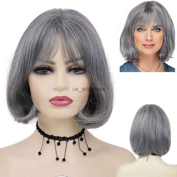 synthetic wigs gnimegil synthetic short bob wigs with bangs for women grey straight hair wig grandma old lady wigs cosplay halloween costume, Black
synthetic wigs gnimegil synthetic short bob wigs with bangs for women grey straight hair wig grandma old lady wigs cosplay halloween costume, Black