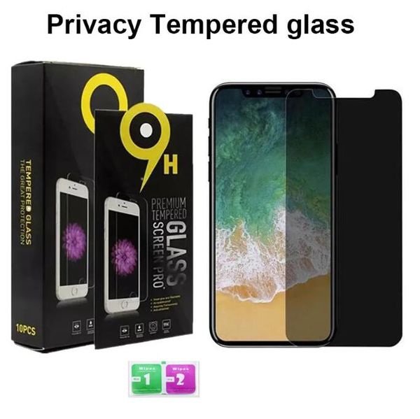 Image of Anti-Spy Screen Protector For iPhone 14 13 12 11 Pro Max Tempered Glass For iPhone XS MAX XR 7 8 PLUS 13mini Private Film
