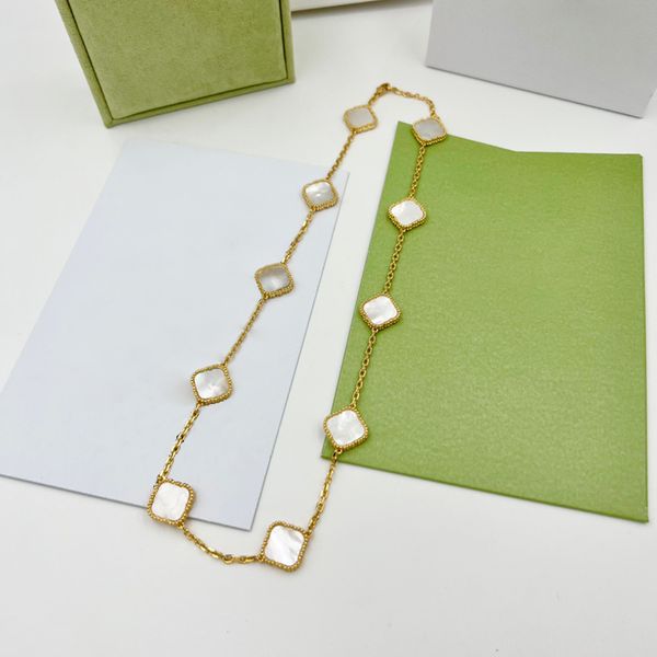 classic four leaf clover necklace womens designer jewelry gold chain 10 flower pandant bracelet earring white black red green van necklace l, Silver
classic four leaf clover necklace womens designer jewelry gold chain 10 flower pandant bracelet earring white black red green van necklace l, Silver