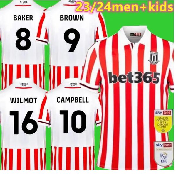 23 24 stoke city mikel campbell soccer jerseys away third smith fletcher powell brown clucas home kits 2023 2024 camiseta baker men kids kit, Black;yellow
23 24 stoke city mikel campbell soccer jerseys away third smith fletcher powell brown clucas home kits 2023 2024 camiseta baker men kids kit, Black;yellow