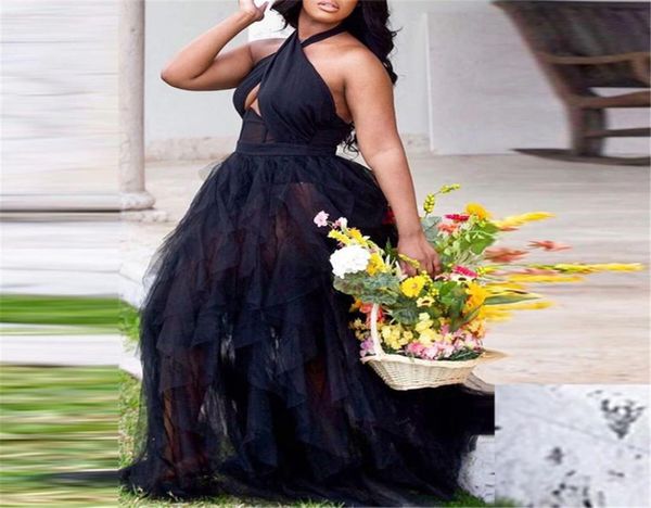 plus size dresses size wedding dress strapless hang neck style falbala backless perspective gauze gown whole drop 2302022285115, Black
plus size dresses size wedding dress strapless hang neck style falbala backless perspective gauze gown whole drop 2302022285115, Black