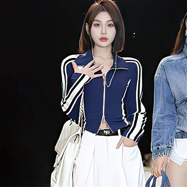 womens jackets casual women jacket sports fashion vintage coat zipper long sleeve striped y2k cool girls spring summer 230818, Black;brown
womens jackets casual women jacket sports fashion vintage coat zipper long sleeve striped y2k cool girls spring summer 230818, Black;brown