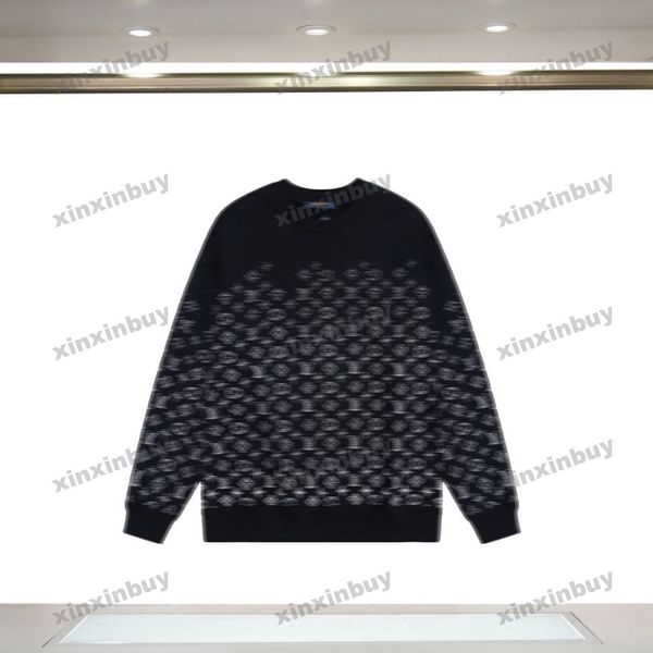 xinxinbuy men women designer sweatshirt gradient letter printing sweater yellow black white xs-2xl, Black;brown
xinxinbuy men women designer sweatshirt gradient letter printing sweater yellow black white xs-2xl, Black;brown