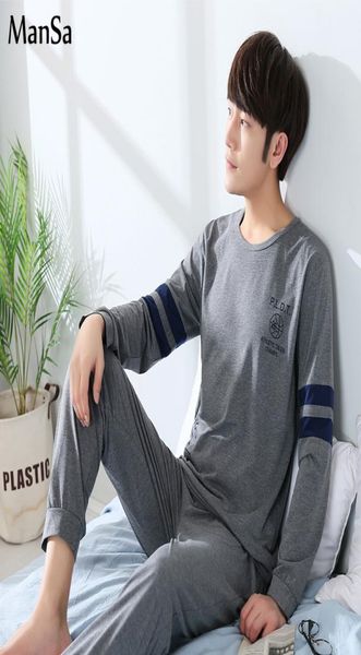good quality mens sleepwear set long sleeve spring male pajama set men comfortable cotton pajamas for men leisure nightwear7082899, Black;brown
good quality mens sleepwear set long sleeve spring male pajama set men comfortable cotton pajamas for men leisure nightwear7082899, Black;brown