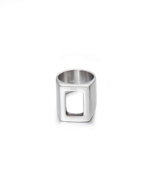 2021 minimalist ins square hollow ring men039s cold hip hop personality retro index finger titanium steel accessories3776582, Silver
2021 minimalist ins square hollow ring men039s cold hip hop personality retro index finger titanium steel accessories3776582, Silver