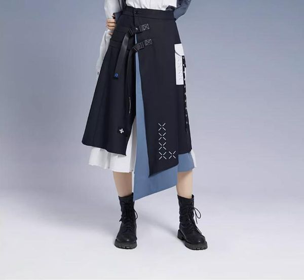 hongkai style bronya's silverwing: n-ex theme long skirt, Black;white 
hongkai style bronya's silverwing: n-ex theme long skirt, Black;white