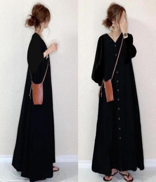 casual dresses 2022 spring japanese simple solid color vneck long sleeve dress high waist thin loose women aline tide7689622, Black;gray
casual dresses 2022 spring japanese simple solid color vneck long sleeve dress high waist thin loose women aline tide7689622, Black;gray