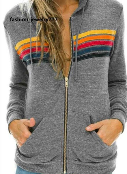 women's hoodies sweatshirts women fashion hoodie oversized rainbow stripe long sleeve sweatshirt zipper pocket coat jacket spring casua, Black
women's hoodies sweatshirts women fashion hoodie oversized rainbow stripe long sleeve sweatshirt zipper pocket coat jacket spring casua, Black