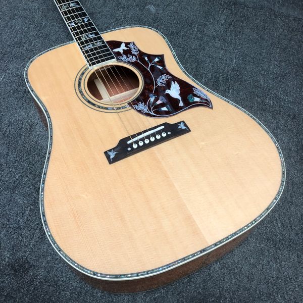 41 inches dove acoustic guitar flying dove inlays electrical acoustic guitar with koawood body back and sides
41 inches dove acoustic guitar flying dove inlays electrical acoustic guitar with koawood body back and sides