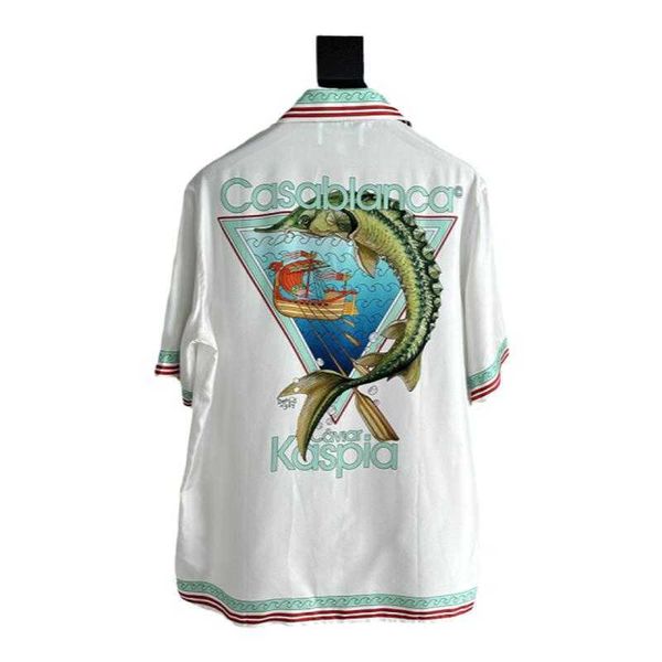casablanca t shirt sailing caviar printed beach shirt lazy french loose fitting shirts casablanc, White;black
casablanca t shirt sailing caviar printed beach shirt lazy french loose fitting shirts casablanc, White;black