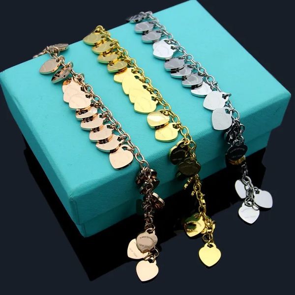 female bracelet designer women s 24 hearts bracelet jewelry chain accessories bracelet gold silver rose gold as a girlfriend christmas gift, Black
female bracelet designer women s 24 hearts bracelet jewelry chain accessories bracelet gold silver rose gold as a girlfriend christmas gift, Black