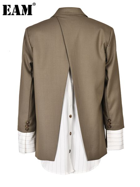 womens suits blazers eam khaki back striped blazer women big size casual lapel long sleeve loose fit jacket fashion spring autumn 2r377104 2, White;black
womens suits blazers eam khaki back striped blazer women big size casual lapel long sleeve loose fit jacket fashion spring autumn 2r377104 2, White;black