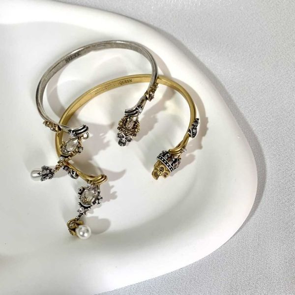 fashion designer alexander 21 ghost bracelet female high sense personality temperament tassel skull pearl pendant diamond, Silver
fashion designer alexander 21 ghost bracelet female high sense personality temperament tassel skull pearl pendant diamond, Silver