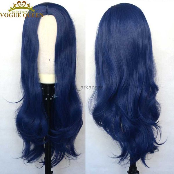 synthetic wigs vogue queen dark blue synthetic wig natural wave full machine made wig heat resistant fiber middle part daily wearing for wom, Black
synthetic wigs vogue queen dark blue synthetic wig natural wave full machine made wig heat resistant fiber middle part daily wearing for wom, Black