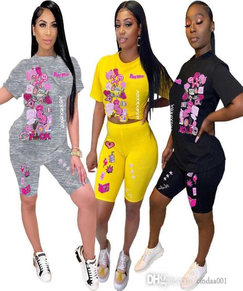 2023 summer women printed tracksuits two piece set short sleeve tshirt shorts outfits casual jogging suit sportswear1129390, Gray
2023 summer women printed tracksuits two piece set short sleeve tshirt shorts outfits casual jogging suit sportswear1129390, Gray