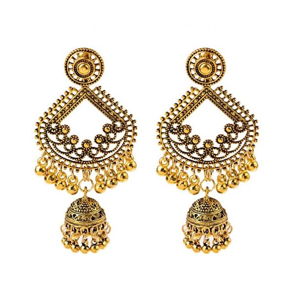 ethnic women big gold dangle earrings jhumka indian earrings vintage drop earring lantern tassel palace orecchini6628235, Silver
ethnic women big gold dangle earrings jhumka indian earrings vintage drop earring lantern tassel palace orecchini6628235, Silver