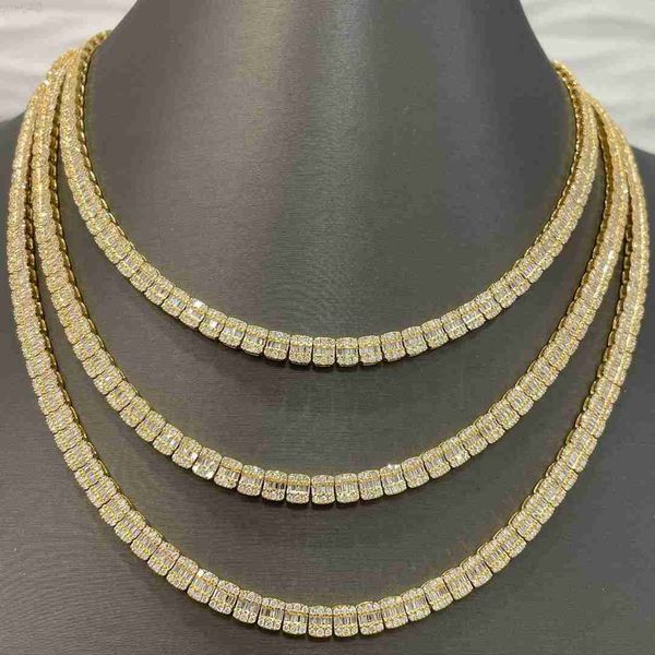 hip hop iced out 925 sterling silver tennis necklace vvs baguette moissanite diamond cluster tennis chain
hip hop iced out 925 sterling silver tennis necklace vvs baguette moissanite diamond cluster tennis chain