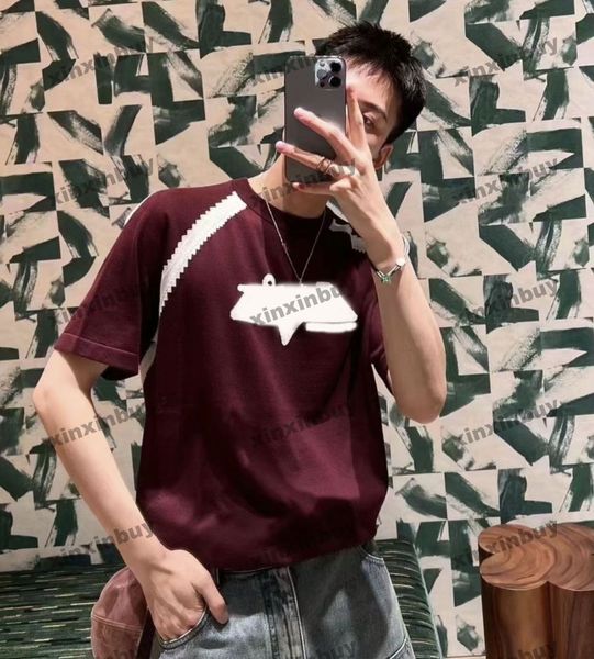 xinxinbuy men designer tee t shirt 23ss paris flower letter jacquard woolen short sleeve cotton women red white xs-2xl, Black;brown
xinxinbuy men designer tee t shirt 23ss paris flower letter jacquard woolen short sleeve cotton women red white xs-2xl, Black;brown