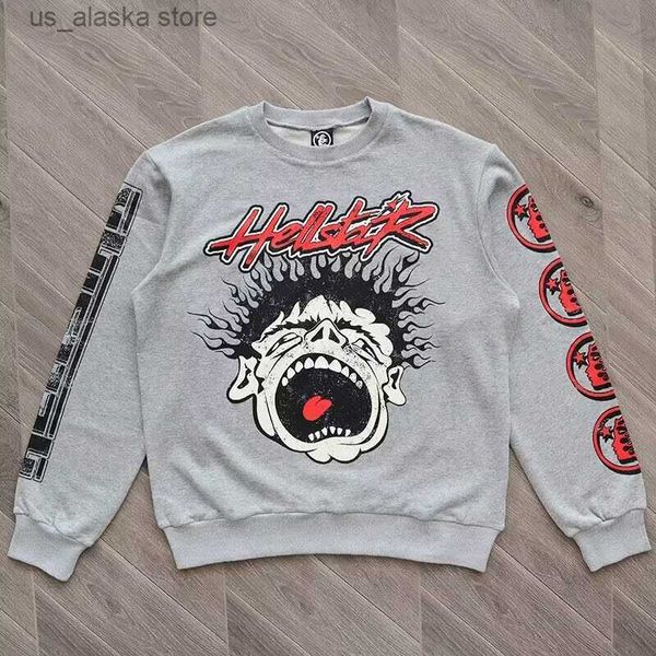 men's hoodies sweatshirts hellstar hoodie crewneck printed cotton high street men's and women's sports pullover t230818, Black
men's hoodies sweatshirts hellstar hoodie crewneck printed cotton high street men's and women's sports pullover t230818, Black