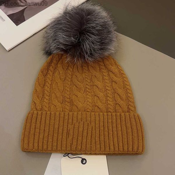 beanie/skull caps wool beanie hat with fur pom skull cap winter warm women ski hats gifts z230819, Blue;gray
beanie/skull caps wool beanie hat with fur pom skull cap winter warm women ski hats gifts z230819, Blue;gray