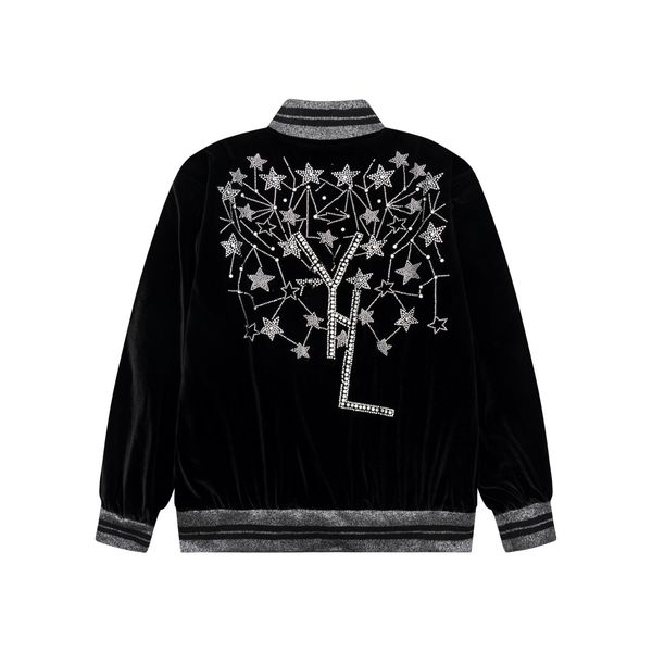 designer mens jackets woman fashion varsity jacket casual loose leather coat luxury classic letter outerwear coats man womens ysl s-xl, Black;brown
designer mens jackets woman fashion varsity jacket casual loose leather coat luxury classic letter outerwear coats man womens ysl s-xl, Black;brown