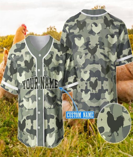 chicken camou custom name baseball shirt jersey 3d all over printed men s casual s hip hop 2207074263266, White;black
chicken camou custom name baseball shirt jersey 3d all over printed men s casual s hip hop 2207074263266, White;black