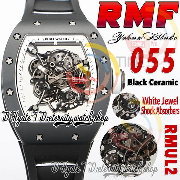 rmf 055 mens watch rmul2 mechanical hand-winding black ceramic case gray sand screws skeleton dial white inner ring black rubber strap super, Slivery;brown
rmf 055 mens watch rmul2 mechanical hand-winding black ceramic case gray sand screws skeleton dial white inner ring black rubber strap super, Slivery;brown