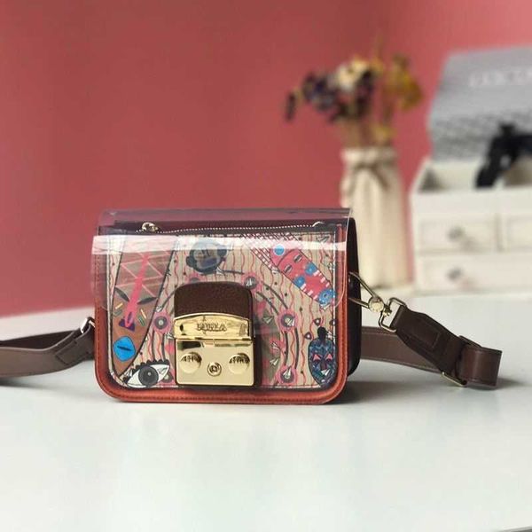 furlas metropolis designer fura women's bag fur women's cowhide small square bag new fashion shoulder bags crossbody handbag