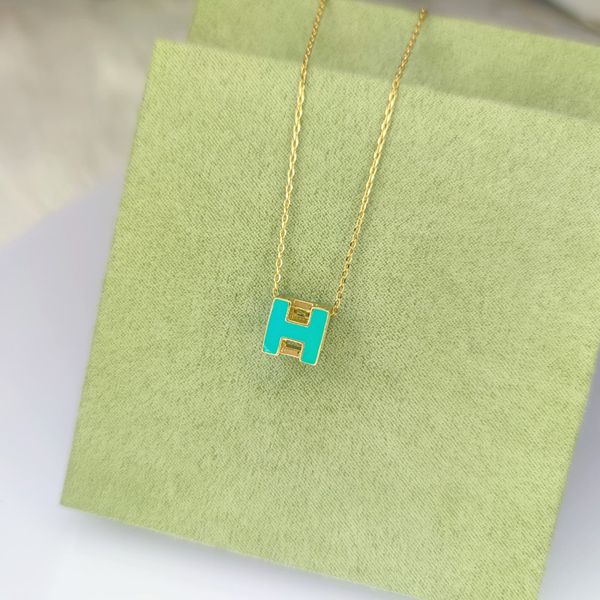 classic brand square letter h pendant clover necklace gold stainless steel jewelry for women gift, Silver
classic brand square letter h pendant clover necklace gold stainless steel jewelry for women gift, Silver