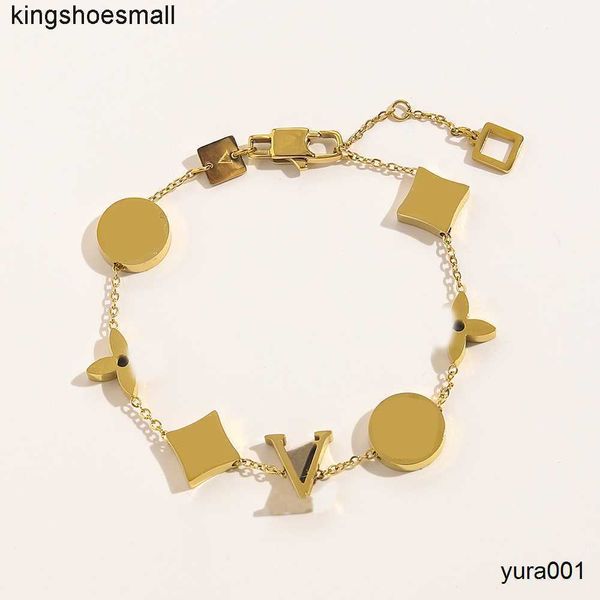 new fashionable classic bracelets women bangle 18k gold plated stainless steel crystal flower beads lovers gift wristband cuff chain designe, Black
new fashionable classic bracelets women bangle 18k gold plated stainless steel crystal flower beads lovers gift wristband cuff chain designe, Black