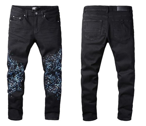 mens jeans distressed motorcycle biker jean graffiti rock skinny slim ripped hole letter printing denim pants jeans5018417, Blue
mens jeans distressed motorcycle biker jean graffiti rock skinny slim ripped hole letter printing denim pants jeans5018417, Blue