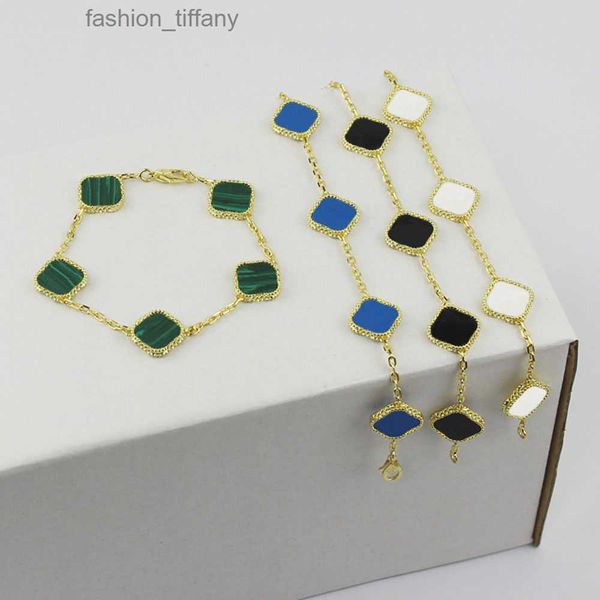 19 colors fashion classic 4/four leaf clover charm bracelets diamond bangle chain 18k gold agate shell mother-of-pearl for women girls weddi, Black
19 colors fashion classic 4/four leaf clover charm bracelets diamond bangle chain 18k gold agate shell mother-of-pearl for women girls weddi, Black