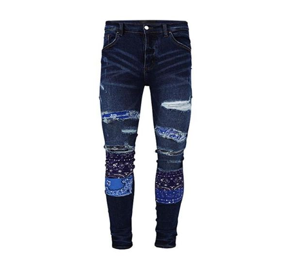 mens jeans european and american fashion dark blue ripped patch washed distressed casual slim fit tight pants7482341
mens jeans european and american fashion dark blue ripped patch washed distressed casual slim fit tight pants7482341