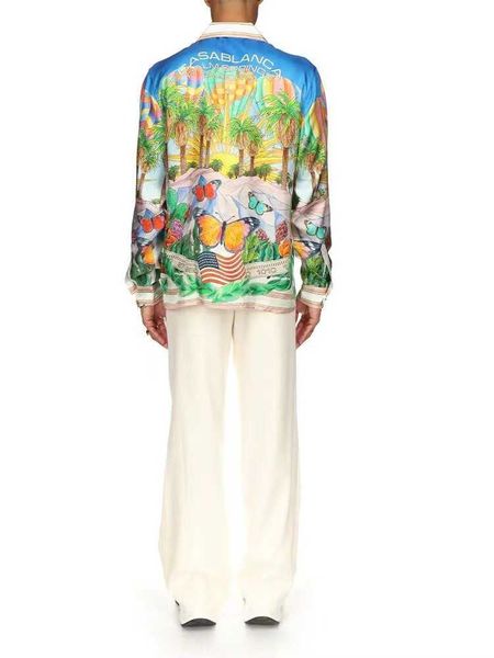 casablanca dream shirt butterfly air balloon lazy holiday style thin shirt loose shirts casablanc, White;black
casablanca dream shirt butterfly air balloon lazy holiday style thin shirt loose shirts casablanc, White;black