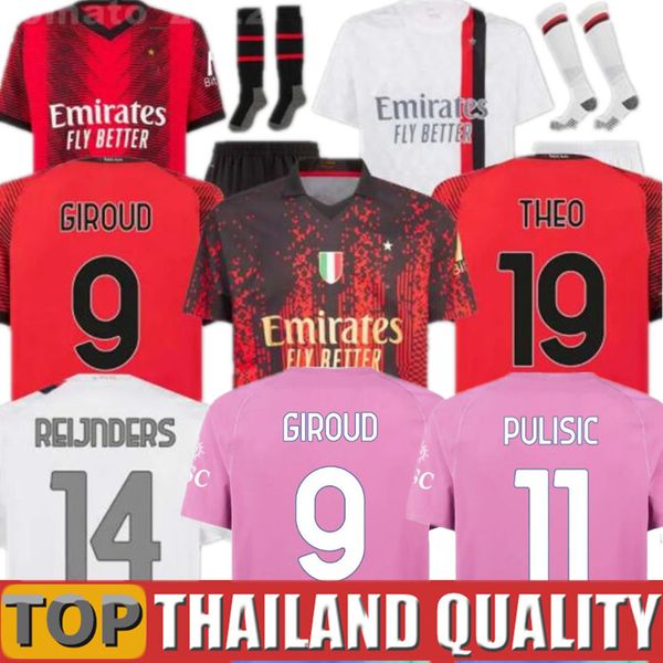 23 24 soccer jerseys ac pulisic milans giroud maglia rafa leao theo loftus-cheek chukwueze football shirt maignan goalkeeper mens long sleev, Black;yellow
23 24 soccer jerseys ac pulisic milans giroud maglia rafa leao theo loftus-cheek chukwueze football shirt maignan goalkeeper mens long sleev, Black;yellow