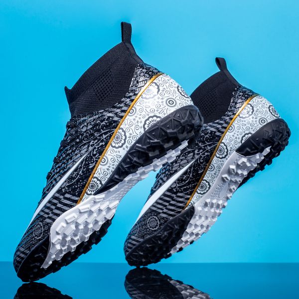 dress shoes spiked high football boot for men's grass anti-skid youth student competition training shoes 230817, Black
dress shoes spiked high football boot for men's grass anti-skid youth student competition training shoes 230817, Black