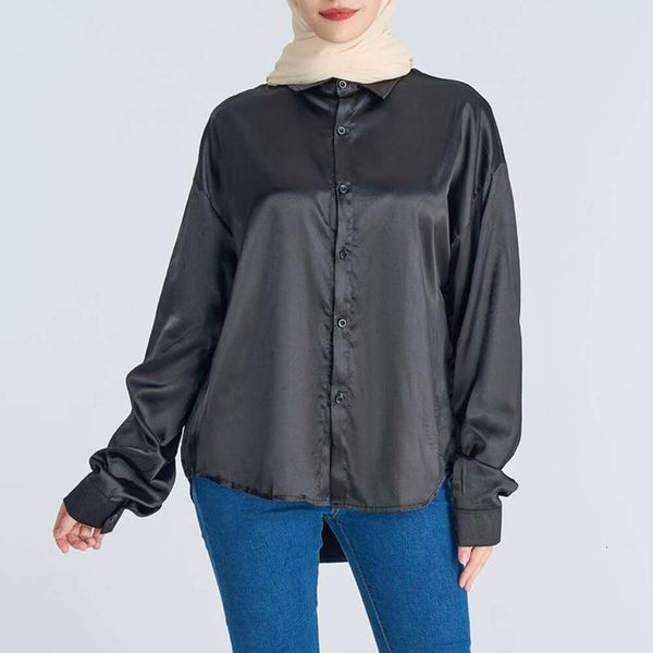 arrival satin imitation silk long sleeved shirt female temperament office blouse, White
arrival satin imitation silk long sleeved shirt female temperament office blouse, White