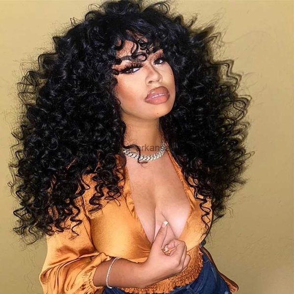 synthetic wigs black curly wig with bangs long curly afro wigs for women synthetic fiber glueless hair for daily use party halloween cosplay
synthetic wigs black curly wig with bangs long curly afro wigs for women synthetic fiber glueless hair for daily use party halloween cosplay