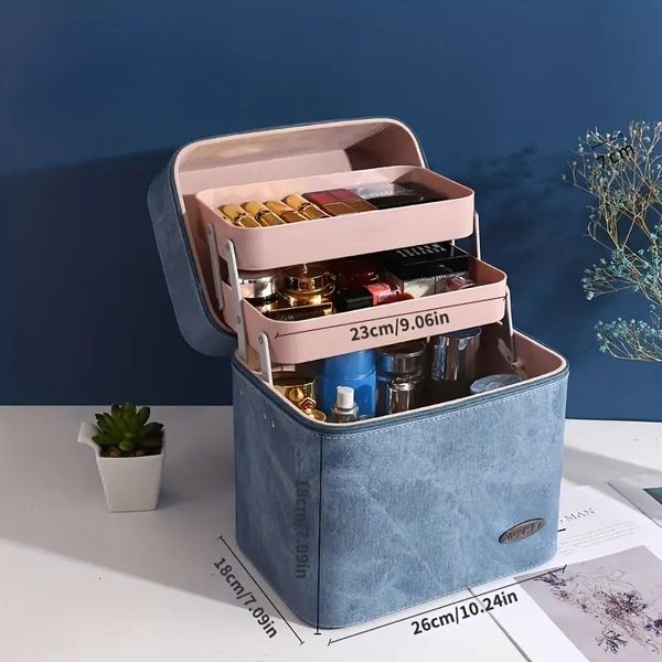 large capacity makeup case travel makeup bags organizer for women professional train case box storage with brush holder gift for girls mom d
large capacity makeup case travel makeup bags organizer for women professional train case box storage with brush holder gift for girls mom d