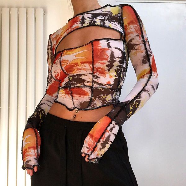 women s t shirt hollow out t shirt mesh crop vintage y2k streetwear 2000s aesthetic autumn print long sleeve shirt clothing 230818, White
women s t shirt hollow out t shirt mesh crop vintage y2k streetwear 2000s aesthetic autumn print long sleeve shirt clothing 230818, White