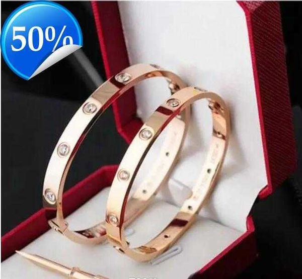 charm bracelets love bracelet bangles women men 4cz titanium steel screw screwdriver gold silver rose nail jewelry with velvet bages, Golden;silver
charm bracelets love bracelet bangles women men 4cz titanium steel screw screwdriver gold silver rose nail jewelry with velvet bages, Golden;silver
