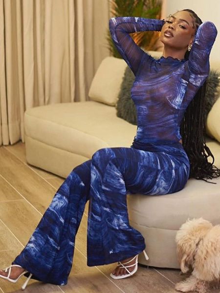 womens two piece pants set women outfit print see through night club mesh clothing flared summer suit fashion 230817, White
womens two piece pants set women outfit print see through night club mesh clothing flared summer suit fashion 230817, White