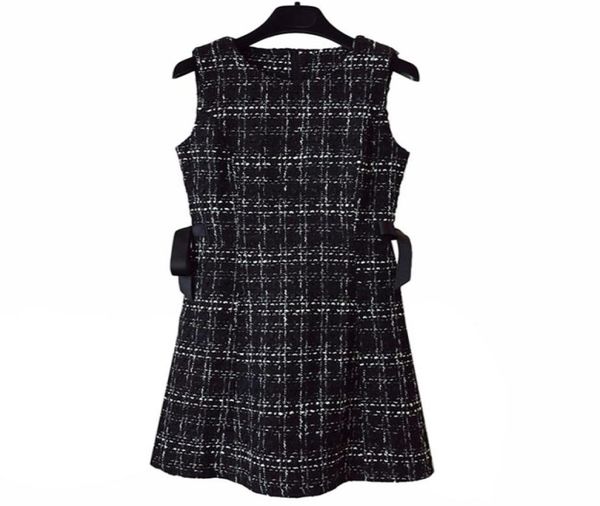 perhaps u tweed dress elegant side bow aline dresses black plaid sleeveless summer o neck mini dress d08454777108, Black;gray
perhaps u tweed dress elegant side bow aline dresses black plaid sleeveless summer o neck mini dress d08454777108, Black;gray