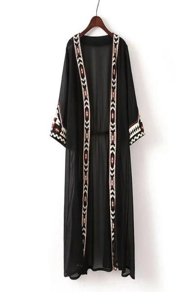 fashion womens black white color geometric embroidery ethnic shirt cardigan summer sunscreen kimono blouses women039s blouses1666320
fashion womens black white color geometric embroidery ethnic shirt cardigan summer sunscreen kimono blouses women039s blouses1666320