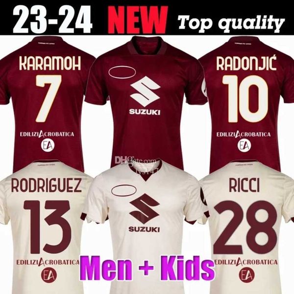 23 24 torino soccer jerseys 2023 2024 pellegri singo ricci rodriguez football shirts karamoh schuurs radonjic t. sanabria torino home away, Black;yellow
23 24 torino soccer jerseys 2023 2024 pellegri singo ricci rodriguez football shirts karamoh schuurs radonjic t. sanabria torino home away, Black;yellow